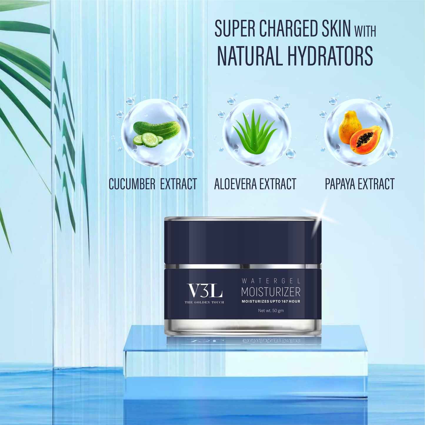 Glow & Hydrate Duo- Water Gel Moisturizer + 5% GLYCOLIC ACID GLOW TONER