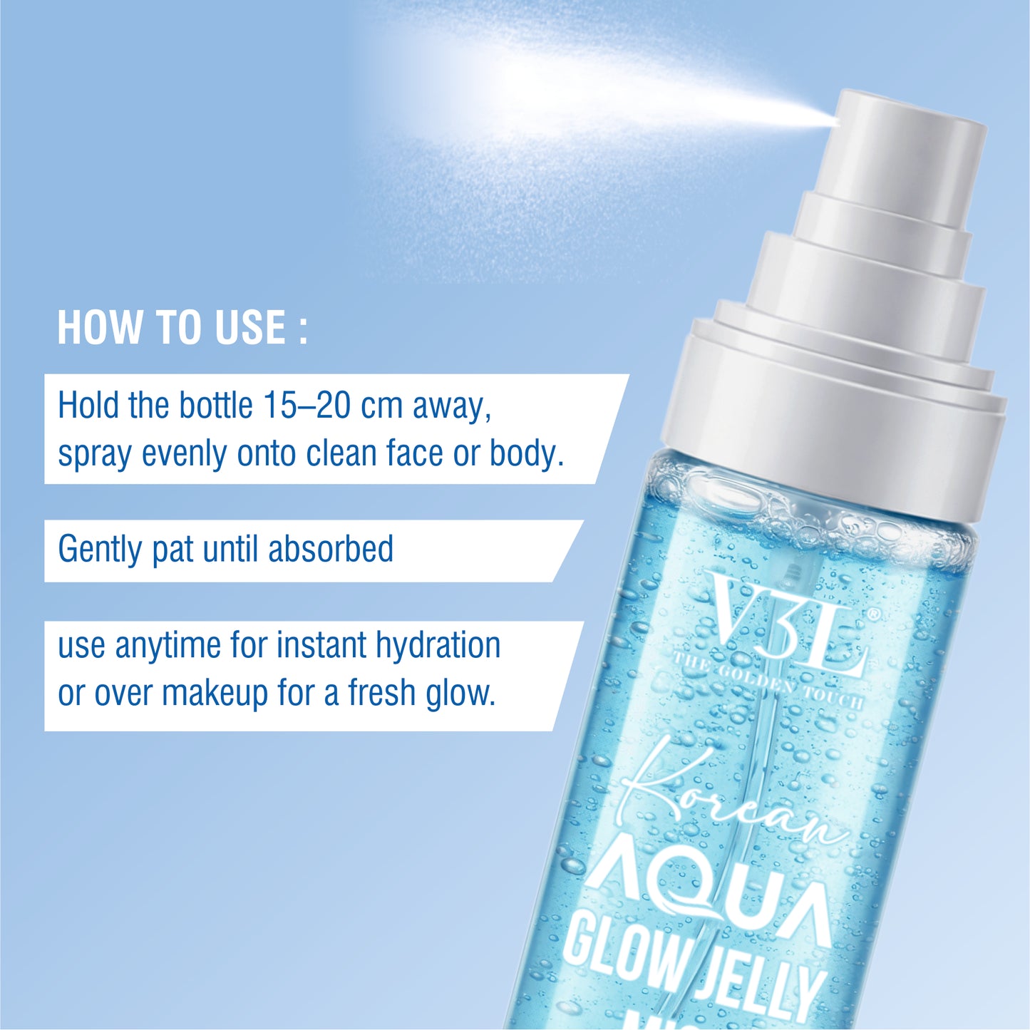 KOREAN AQUA GLOW JELLY MIST, 100ML