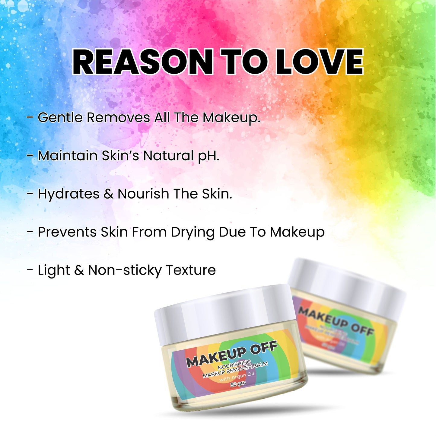 MAKE-UP OFF CLEANSING BALM, 50 GM