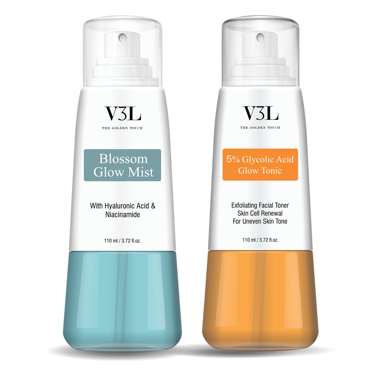 5% Glycolic acid Glow Tonic & Blossom Glow Mist (110 ml each)