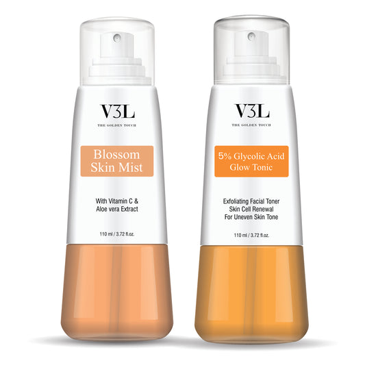 5% Glycolic acid Glow tonic & Blossom Skin Mist (110 ml each)
