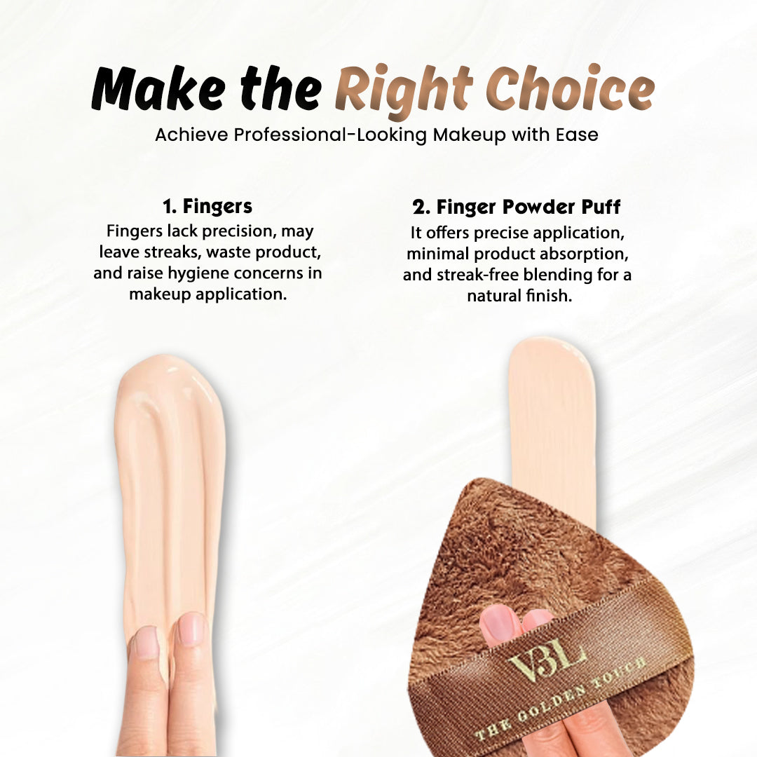 Flawless Finish Beauty Supports - Spotless Puff Chocolate and Big Black Beauty Blender