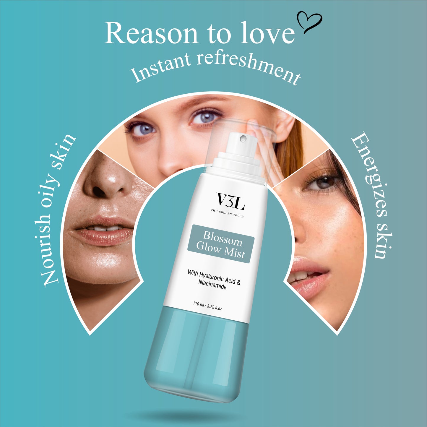 5% Glycolic acid Glow Tonic & Blossom Glow Mist (110 ml each)