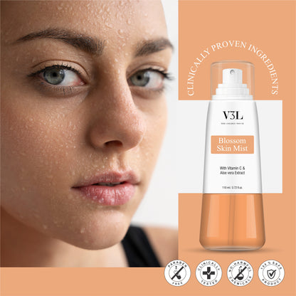 5% Glycolic acid Glow tonic & Blossom Skin Mist (110 ml each)