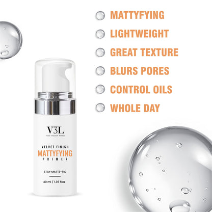 VELVET FINISH MATTYFYING PRIMER, 40ML