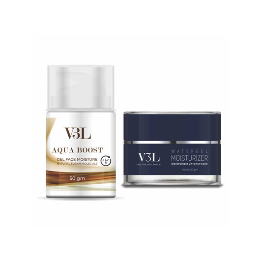 Hydration & Radiance Duo- Watergel Moisturizer &  Aqua Boost